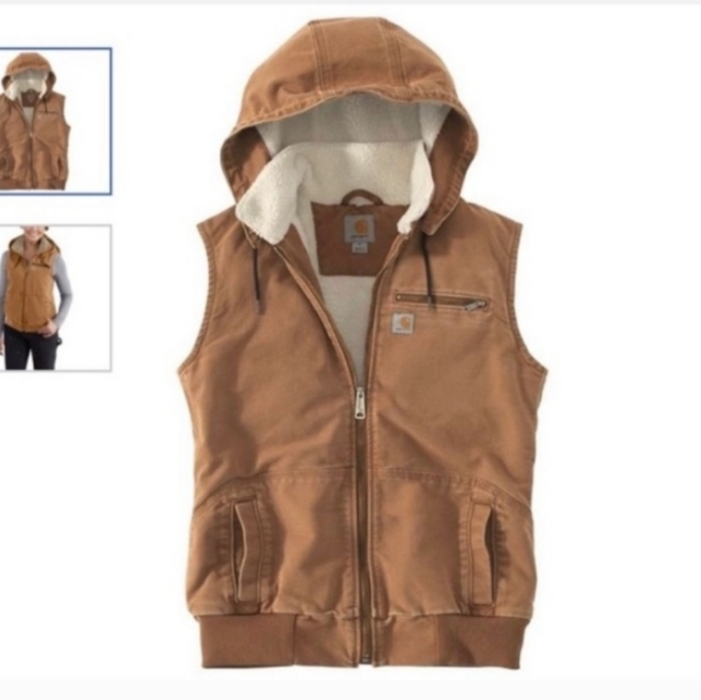 ISO Carhartt Weathered Duck Wildwood Vest Small/Xsmall